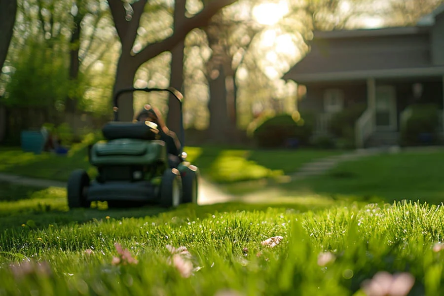 push lawnmowers